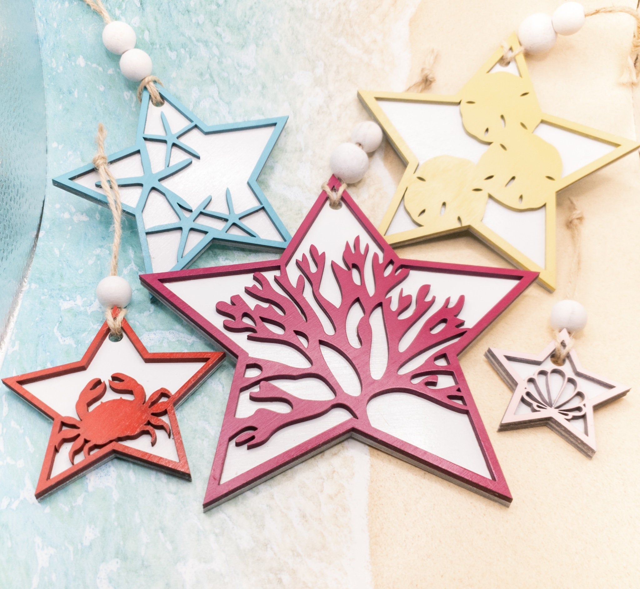Ornament - Starfish & Shell